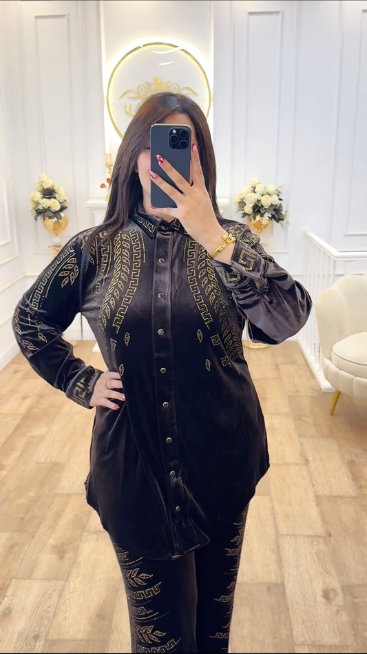 Ensemble marron